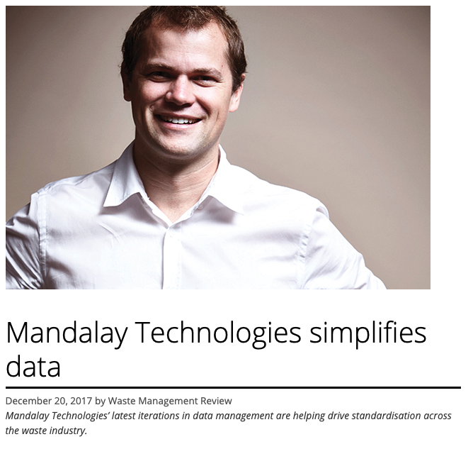 Waste Management Review - Mandalay Technologies simplifies data