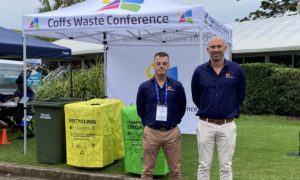 Simon Kalinowski and Brendon Horswell attending waste2021