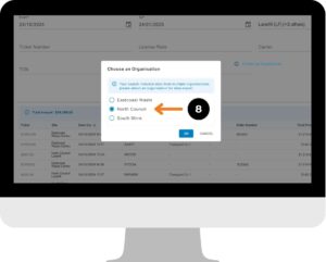 ComServ Portal - Select Org
