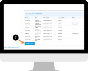 ComServ Portal - Export Button